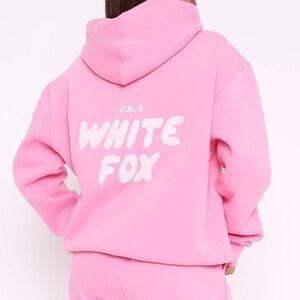 White Fox Offstage Pink Hoodie